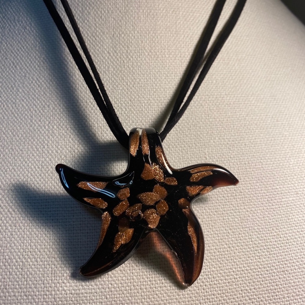 Glass Starfish Pendant